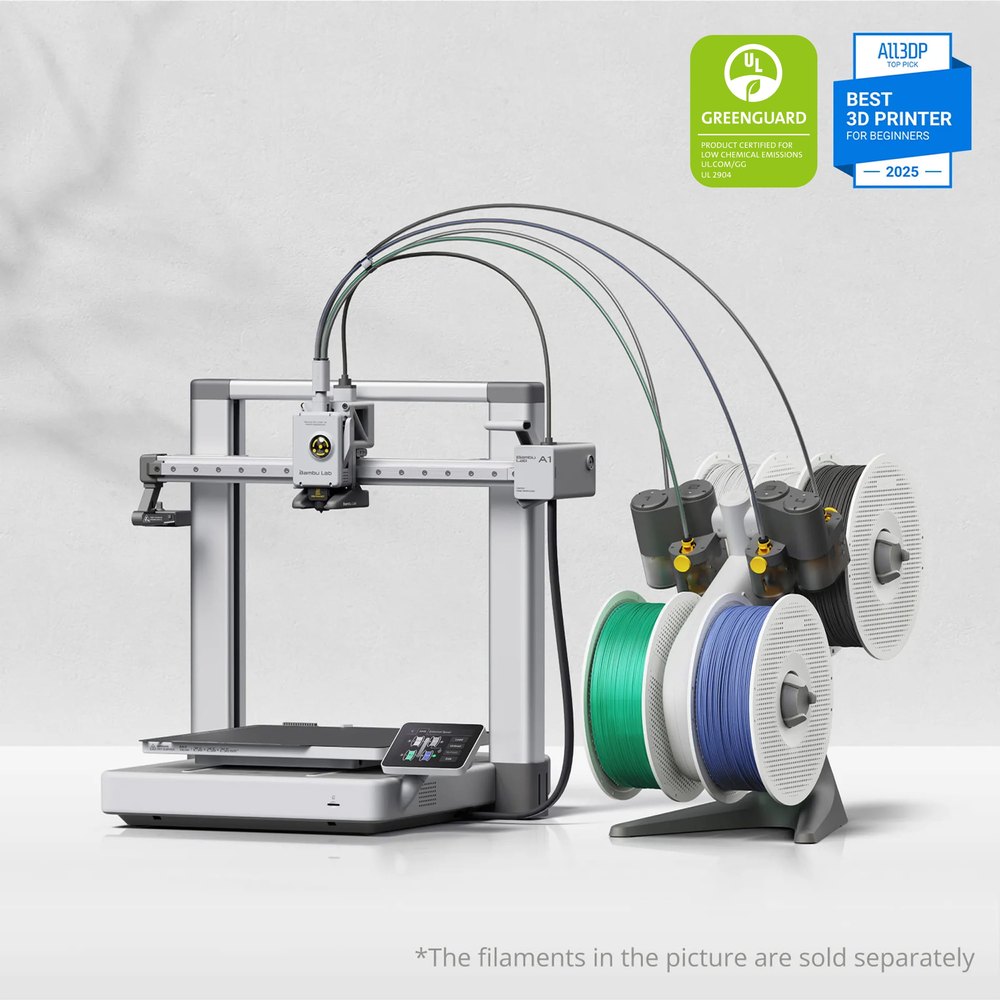 Bambu Lab A1 Combo 3D printer with AMS lite