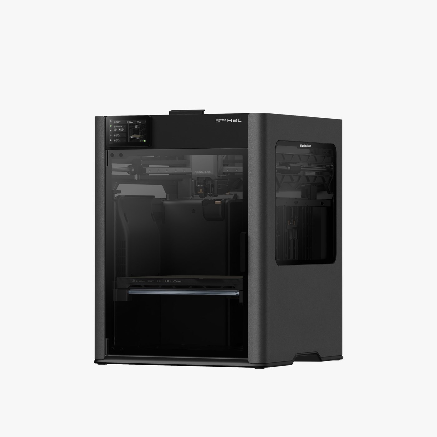 Bambu Lab H2C 3D printer, front view