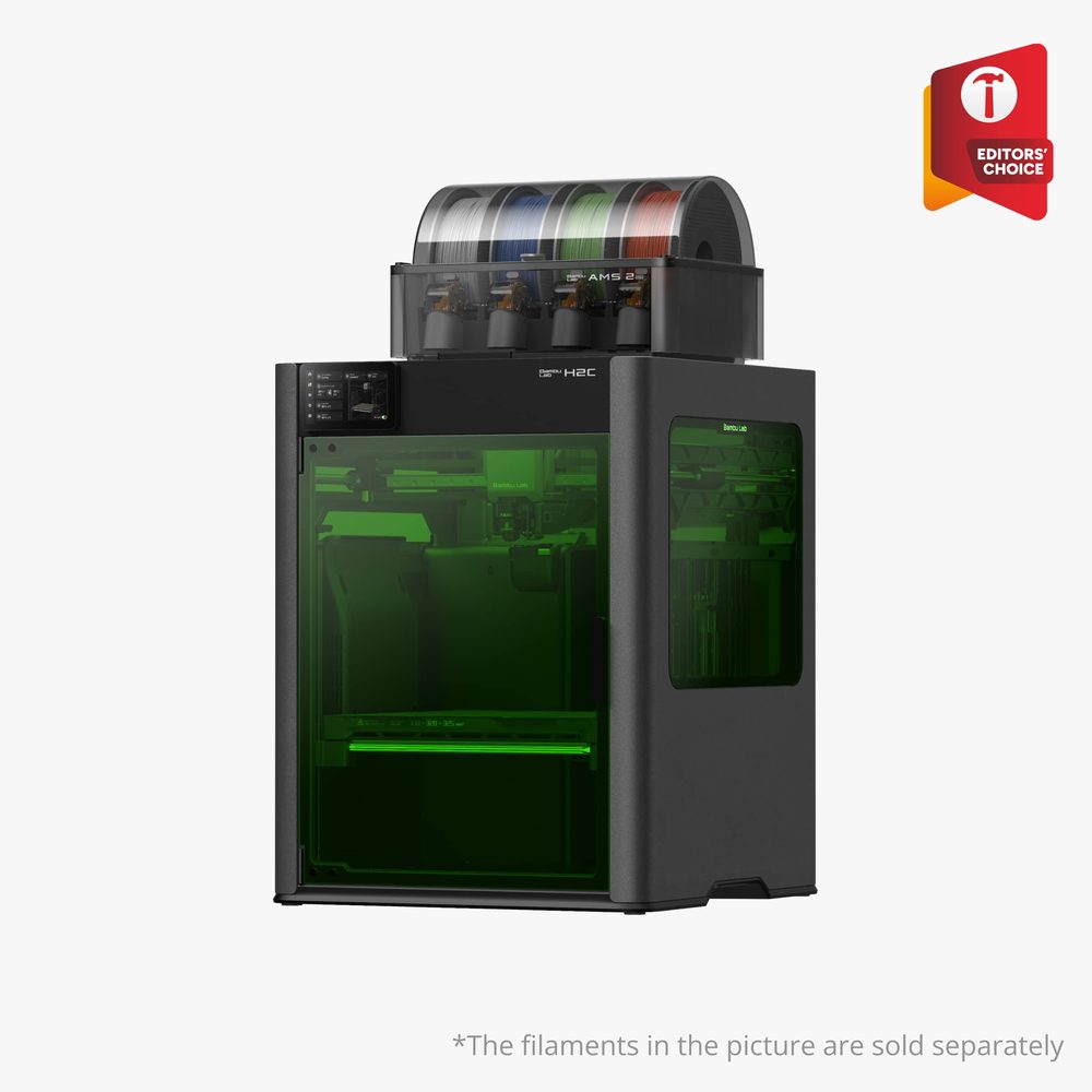 Bambu Lab H2C Combo 3D printer with 40W laser