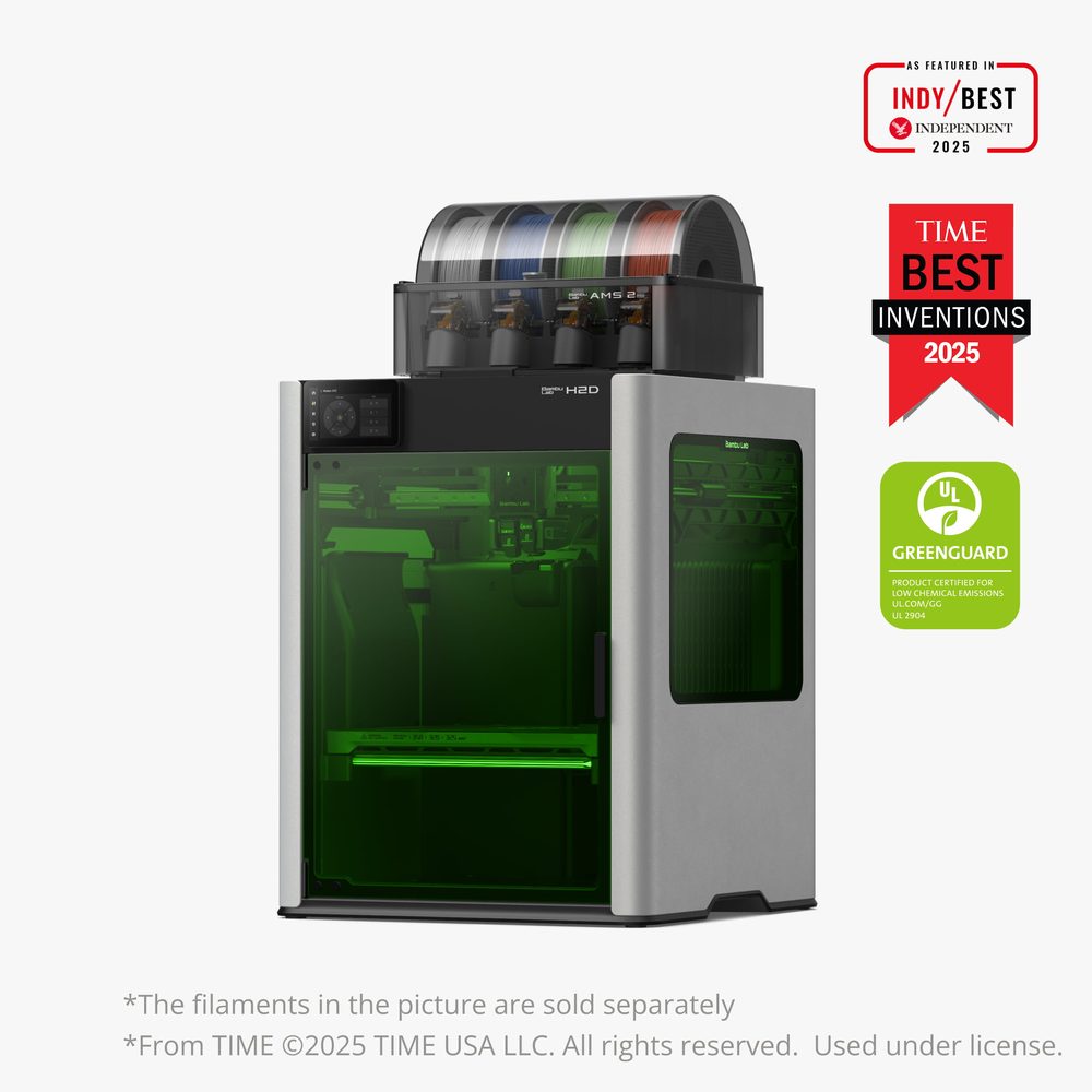 Bambu Lab H2D Combo 3D printer with 10W laser