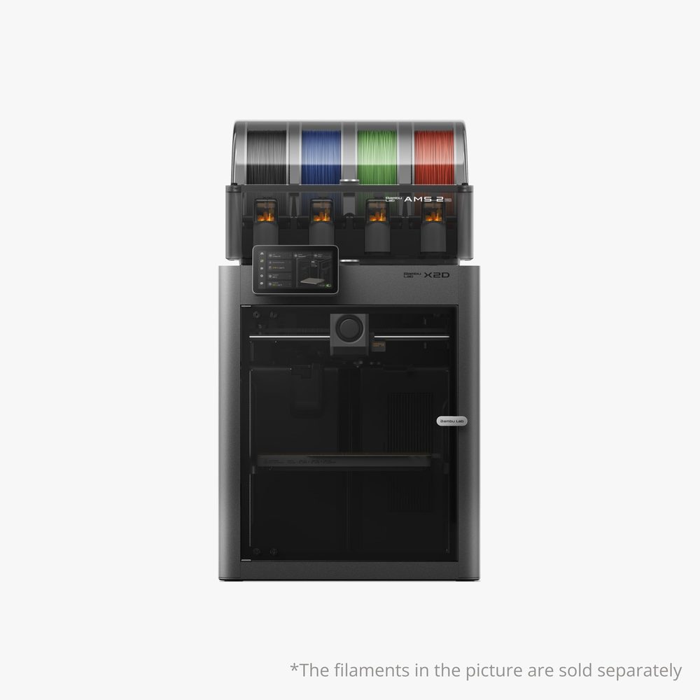 Bambu Lab X2D Combo 3D printer with AMS