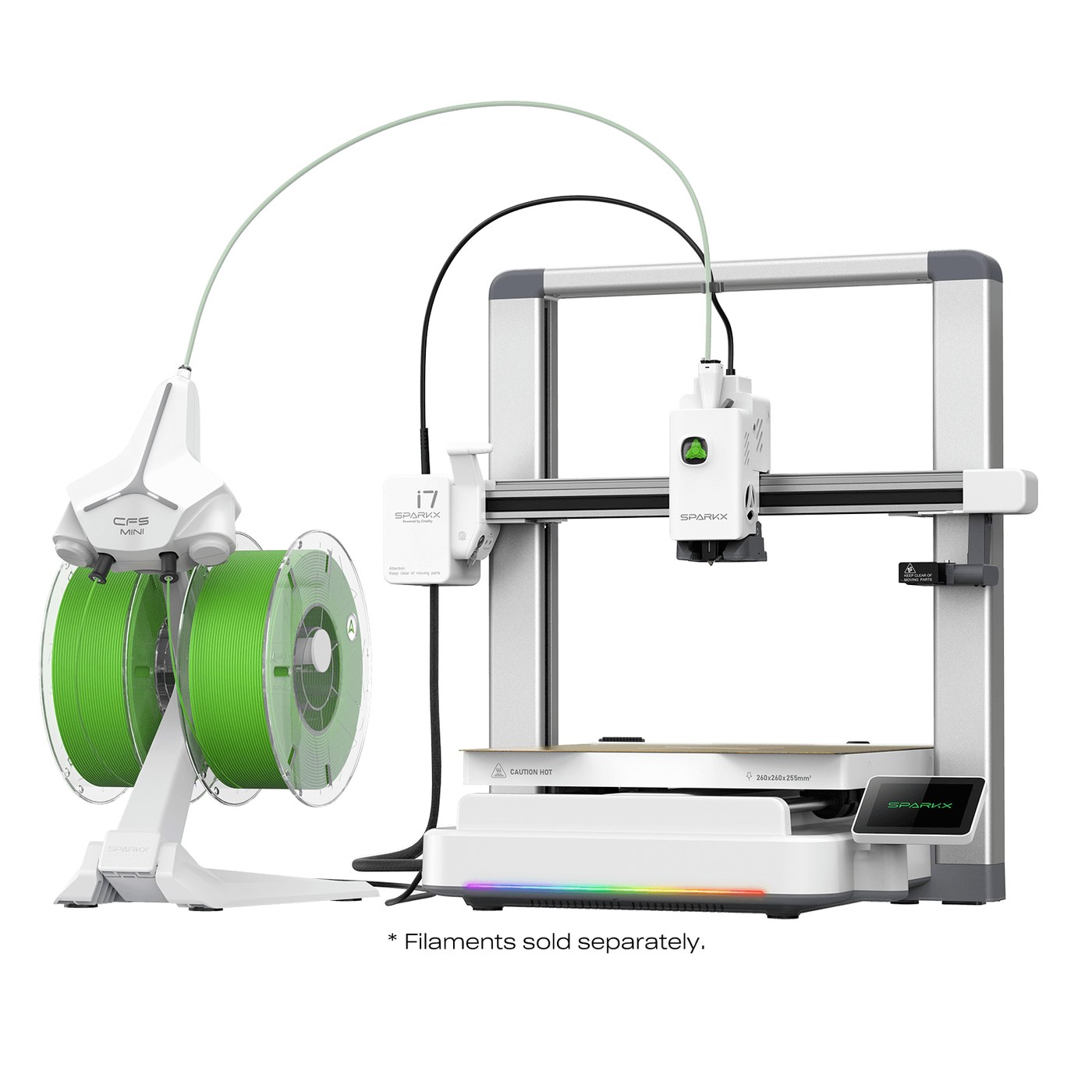 Spark i7 CFS Nano package with the filament unit