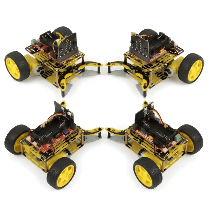Striker:bit robots, four angles