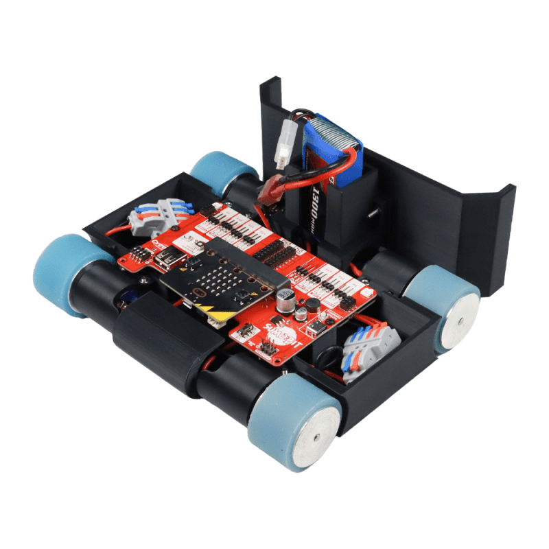 SOCCER:BIT / sumo:bit robot, angled view