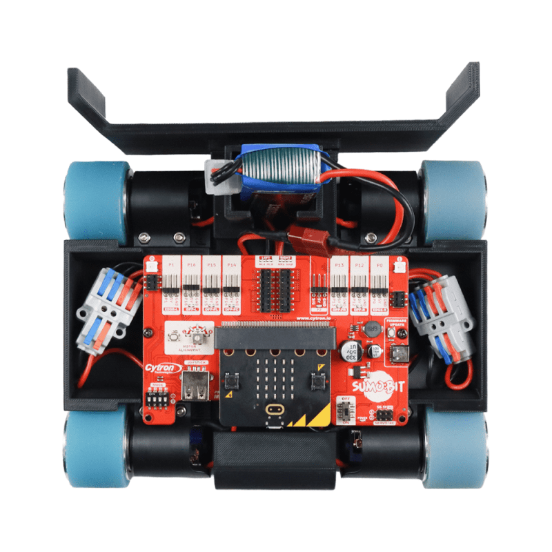 SOCCER:BIT / sumo:bit robot, top-down view